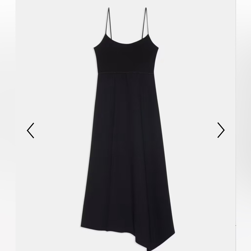Theory Flared Slip Dress in Crepe - NEW - Picture 3 of 10